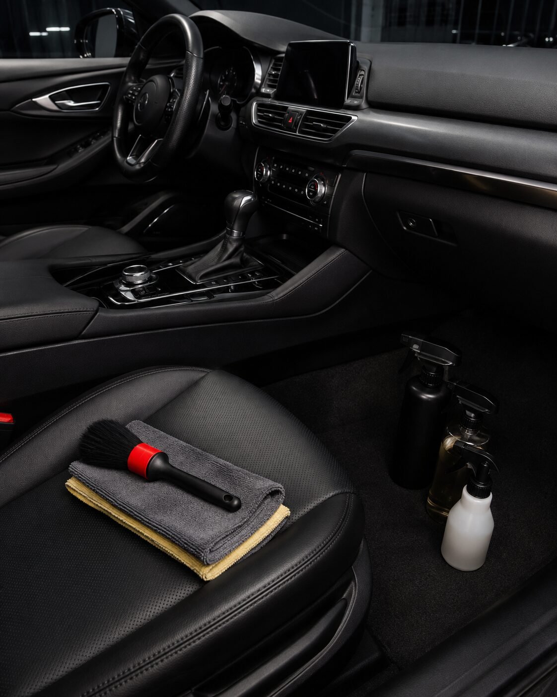 Kesempurnaan kabin yang bersih higienis dipadukan dengan velg dan aksesoris black chrome yang menawan.