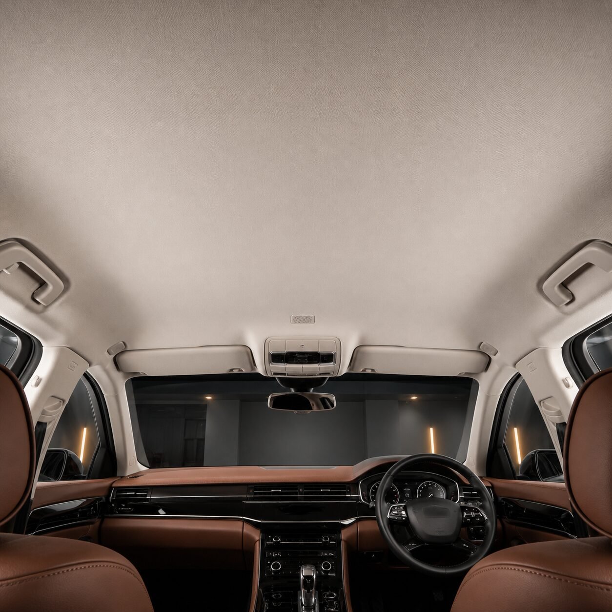 Proses pengeringan total kabin mobil stir kanan (RHD) adalah faktor krusial yang menentukan durasi detailing interior.
